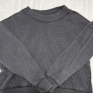 Aerie large grey crew neck